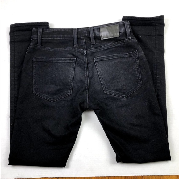 VEECE by Buckle Bank Slimster Black Straight Leg Stretch Denim Jeans Size 30/32 - Picture 5 of 6